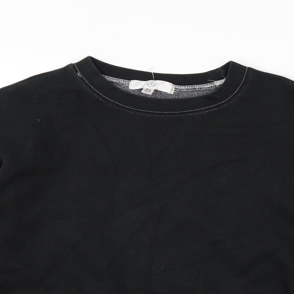 Missguided Womens Black Polyester Pullover Sweatshirt Size 8 Pullover