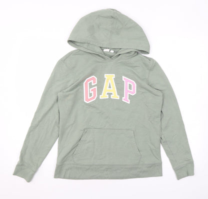 Gap Womens Green Cotton Pullover Hoodie Size XS Pullover