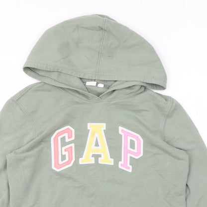 Gap Womens Green Cotton Pullover Hoodie Size XS Pullover