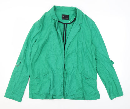 Womens UK Size S Bershka Green Jacket