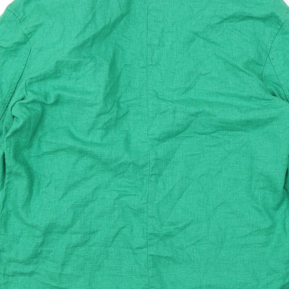 Womens UK Size S Bershka Green Jacket