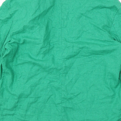 Womens UK Size S Bershka Green Jacket