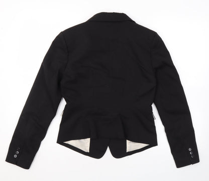 Womens UK Size 8 H&M Black Jacket