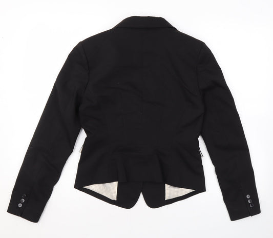 Womens UK Size 8 H&M Black Jacket
