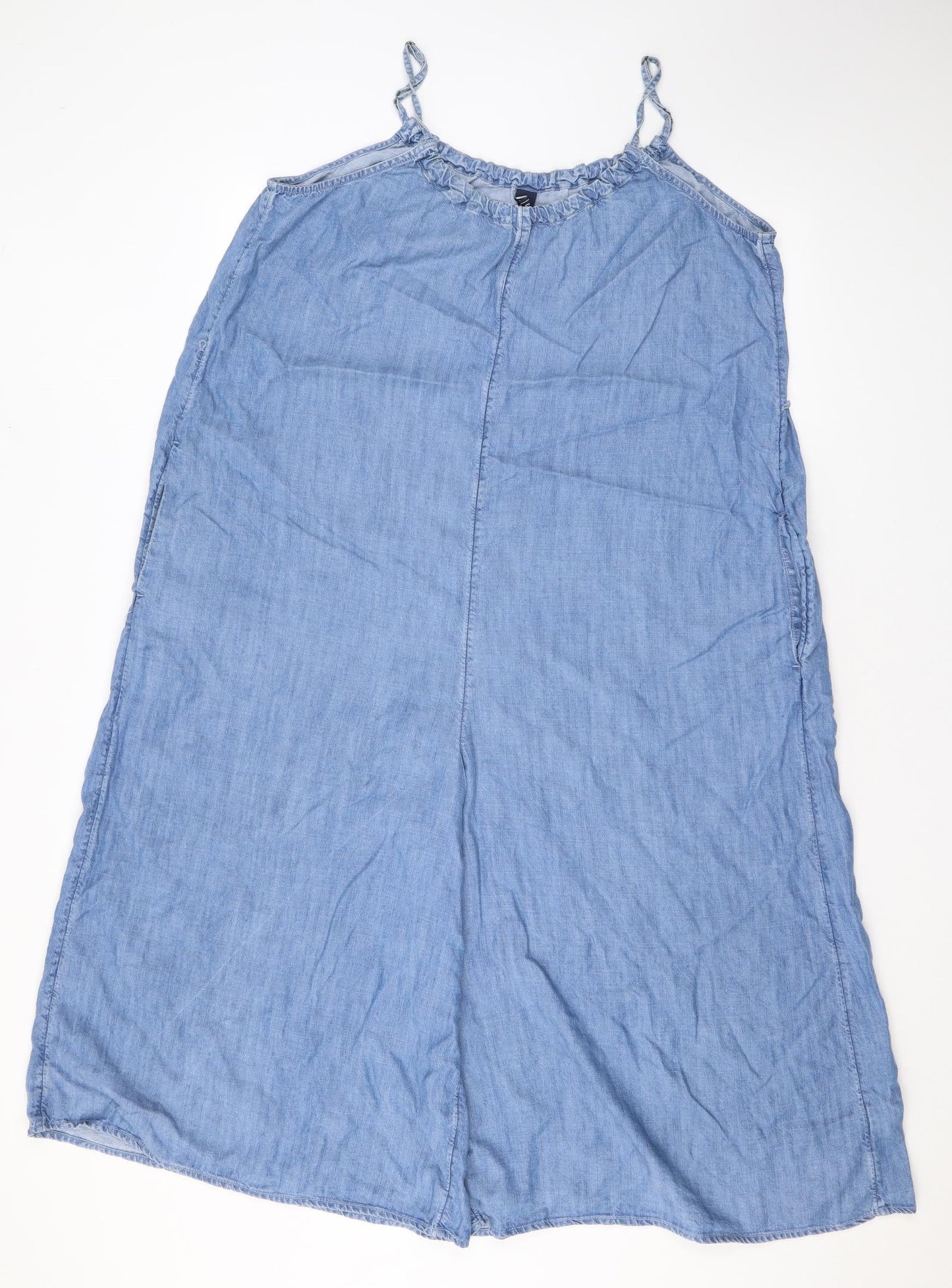 Gap Womens Blue Lyocell Playsuit One-Piece Size S L15 in Pullover