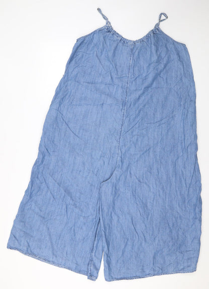 Gap Womens Blue Lyocell Playsuit One-Piece Size S L15 in Pullover
