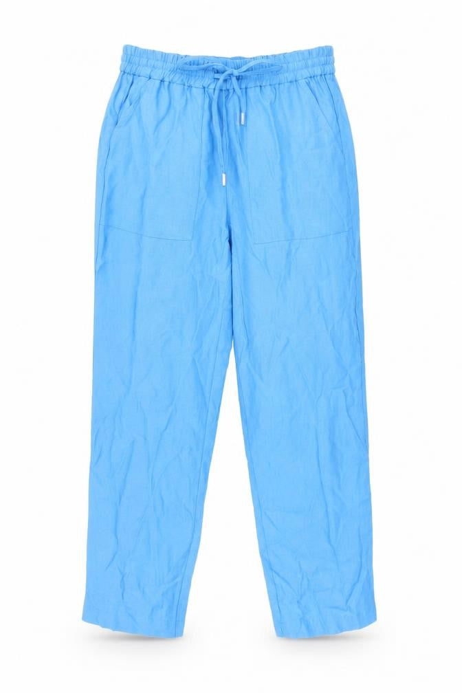 Womens UK Size 8 Marks and Spencer Regular Fit  Blue Trousers