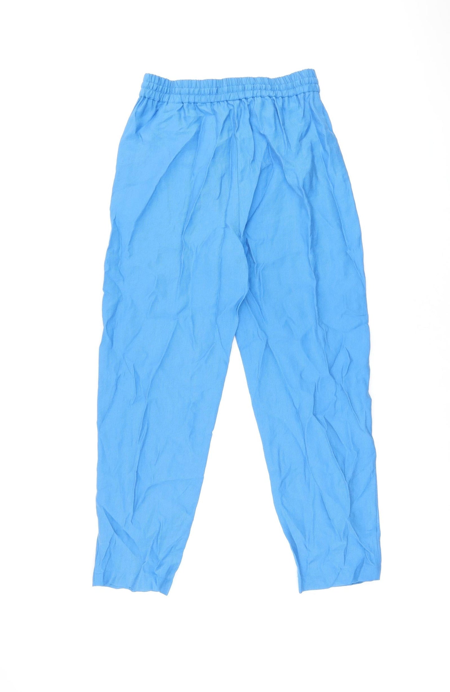 Womens UK Size 8 Marks and Spencer Regular Fit  Blue Trousers