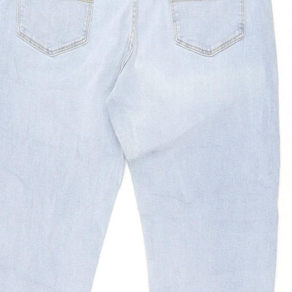 Womens UK Size 40 in Marks and Spencer Regular Fit Skinny Blue Jeans