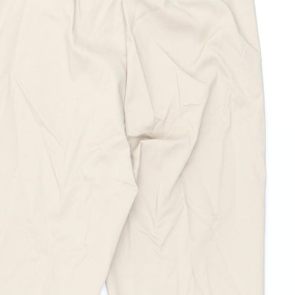 Womens UK Size 20 Marks and Spencer Regular Fit  Beige Trousers