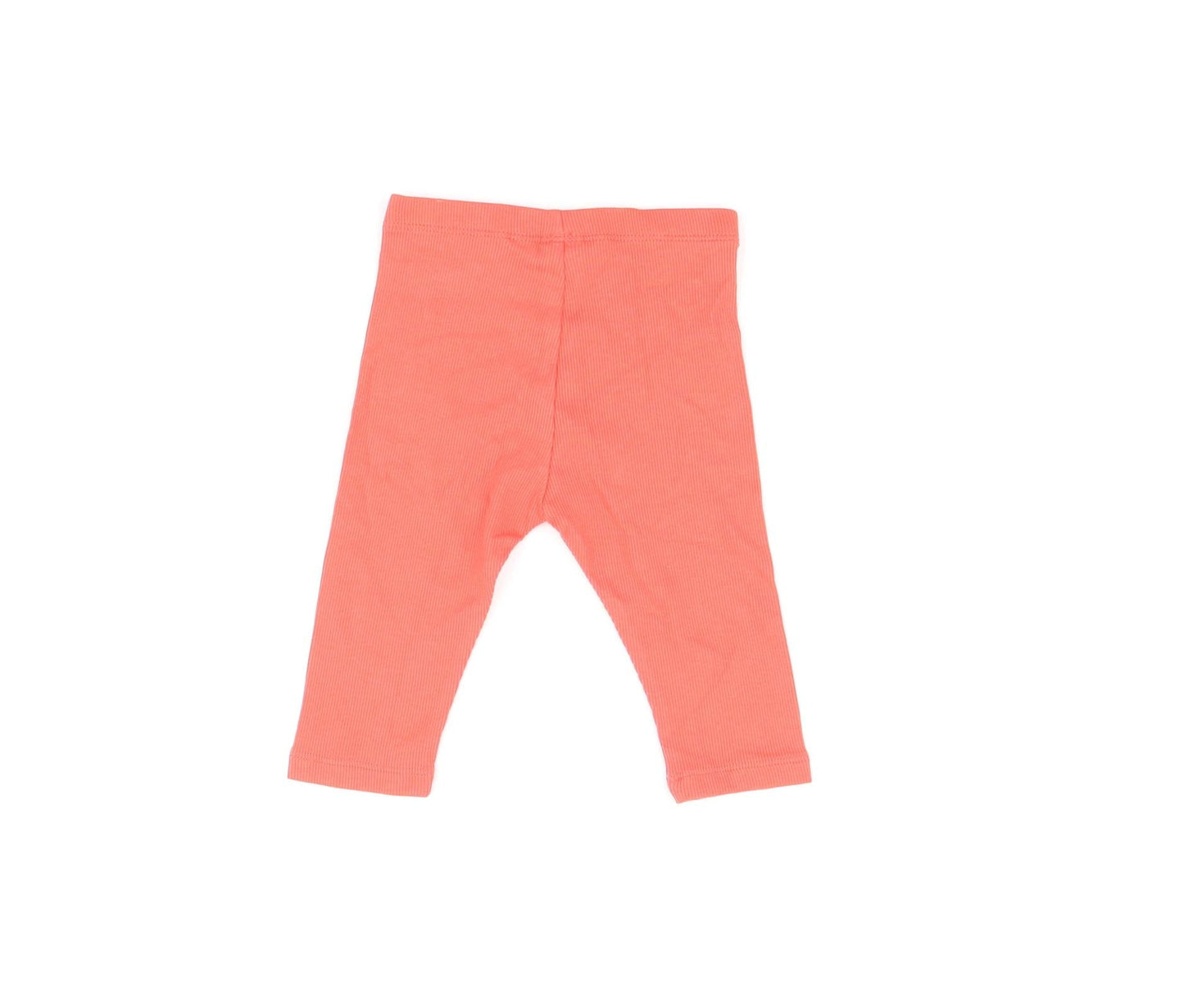 Marks and Spencer Baby Red Cotton Pedal Pusher Leggings Size 3-6 Months Pullover