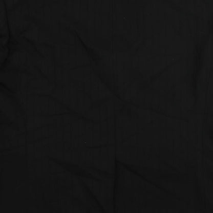 Lino Verra Mens Black Striped Polyester Jacket Suit Jacket Size 46 Regular