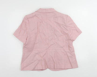Womens UK Size 20 AMARANTO Pink Jacket