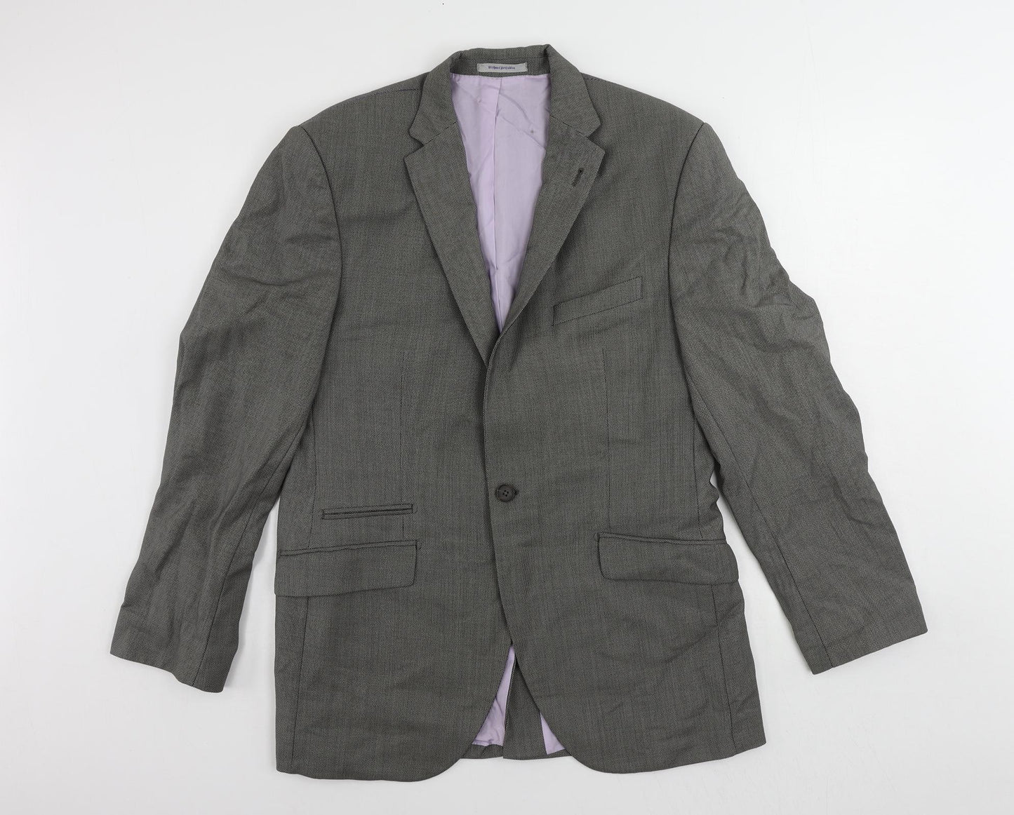 Mens UK Size 42 REDA Regular Grey Suit Jacket