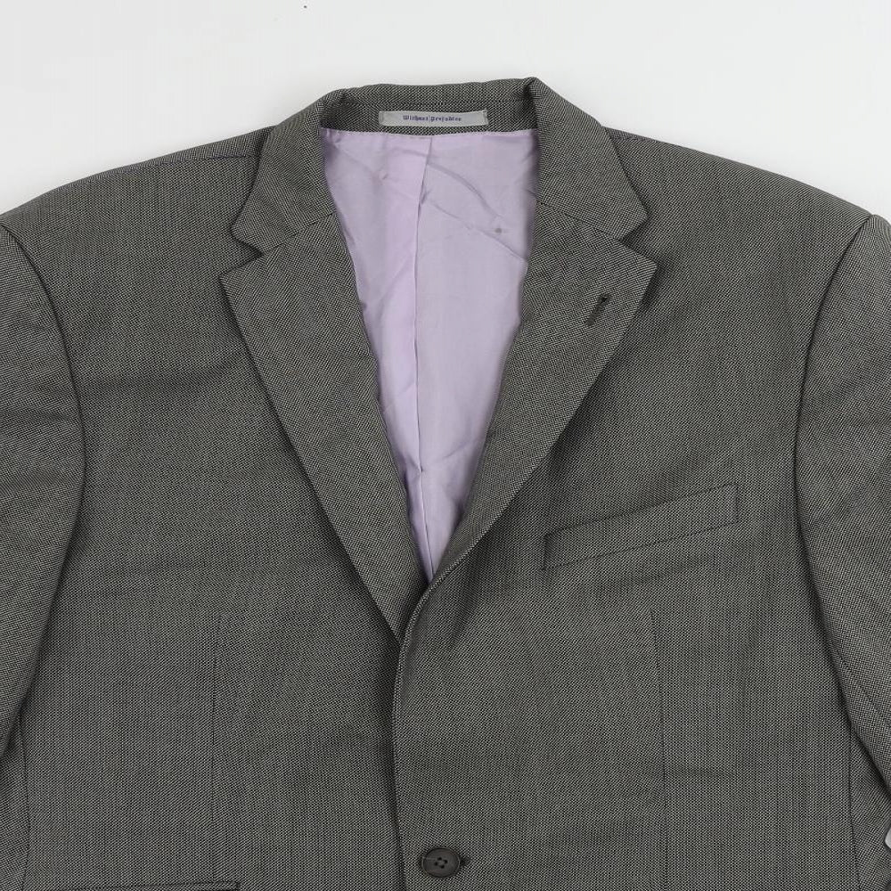 Mens UK Size 42 REDA Regular Grey Suit Jacket