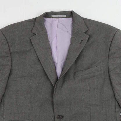 Mens UK Size 42 REDA Regular Grey Suit Jacket