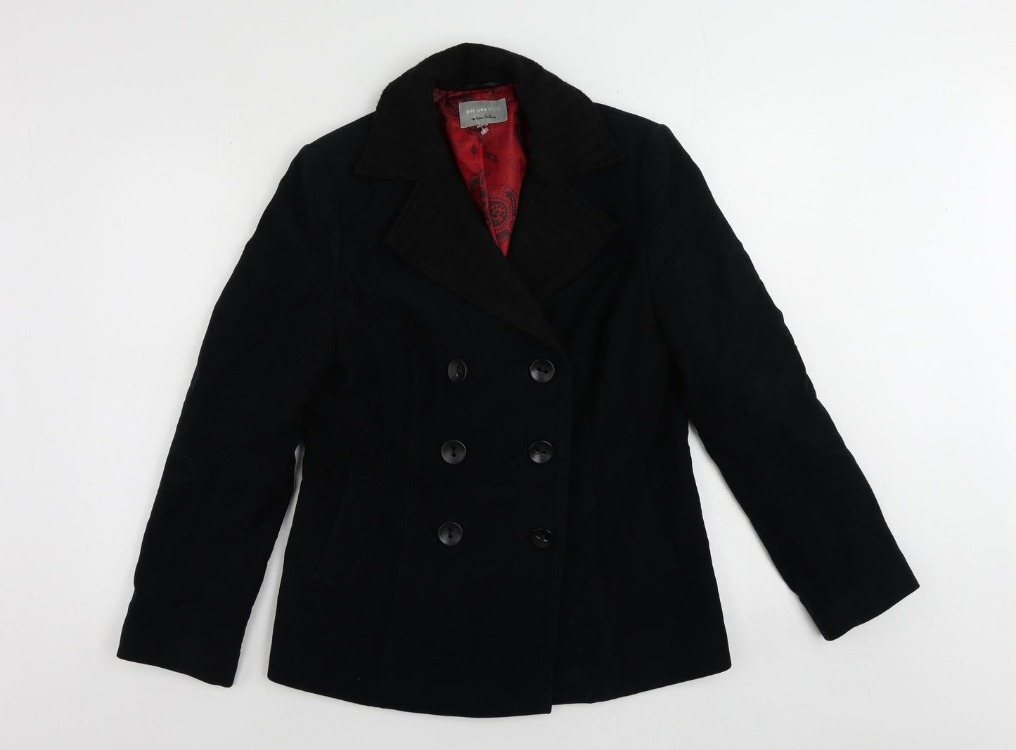 Womens UK Size 12 Per Una Black Jacket
