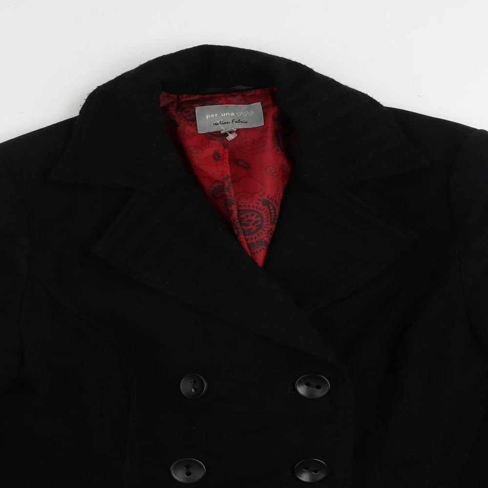Womens UK Size 12 Per Una Black Jacket