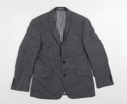 Mens UK Size 40 Limehaus Regular Grey Suit Jacket