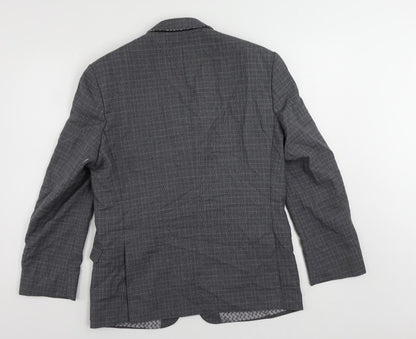 Mens UK Size 40 Limehaus Regular Grey Suit Jacket