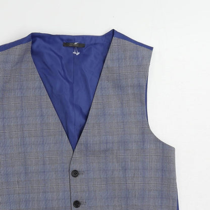 Mens UK Size 38 Marks and Spencer Regular Blue Suit Jacket