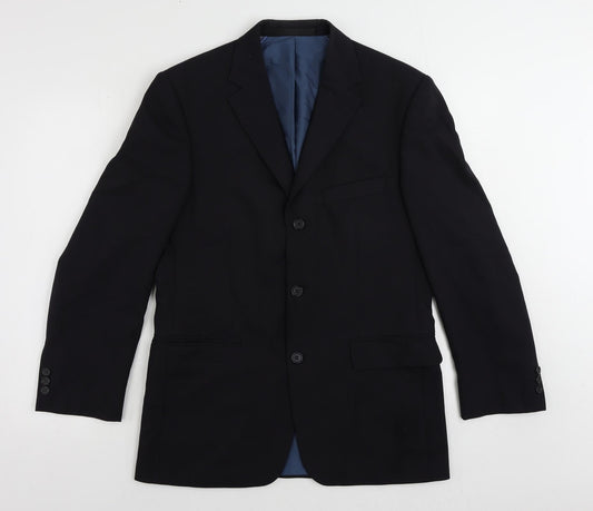 Mens UK Size 38 Marks and Spencer Regular Blue Suit Jacket