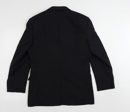 Mens UK Size 38 Marks and Spencer Regular Blue Suit Jacket