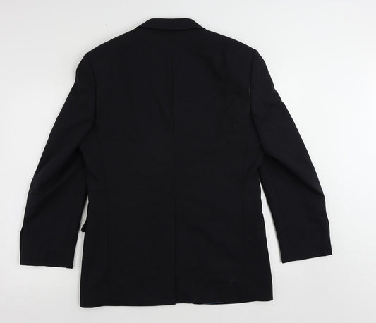 Mens UK Size 38 Marks and Spencer Regular Blue Suit Jacket