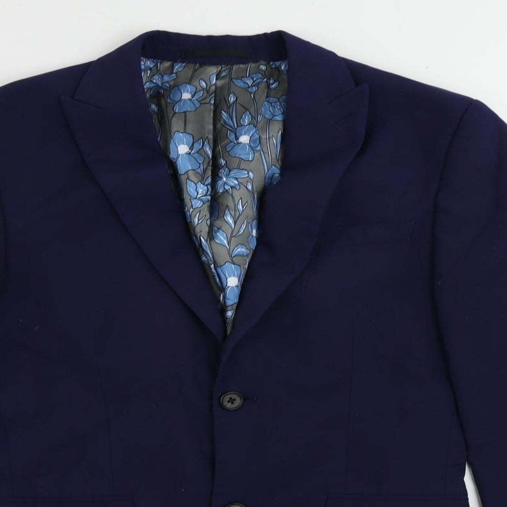 Mens UK Size 36 NEXT Regular Blue Suit Jacket