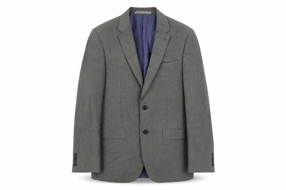 Mens UK Size 38 Burton Regular Grey Suit Jacket