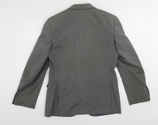 Mens UK Size 38 Burton Regular Grey Suit Jacket