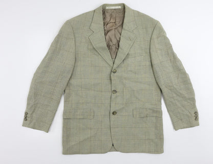 Mens UK Size 40 Marks and Spencer Regular Green Suit Jacket