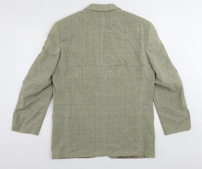 Mens UK Size 40 Marks and Spencer Regular Green Suit Jacket