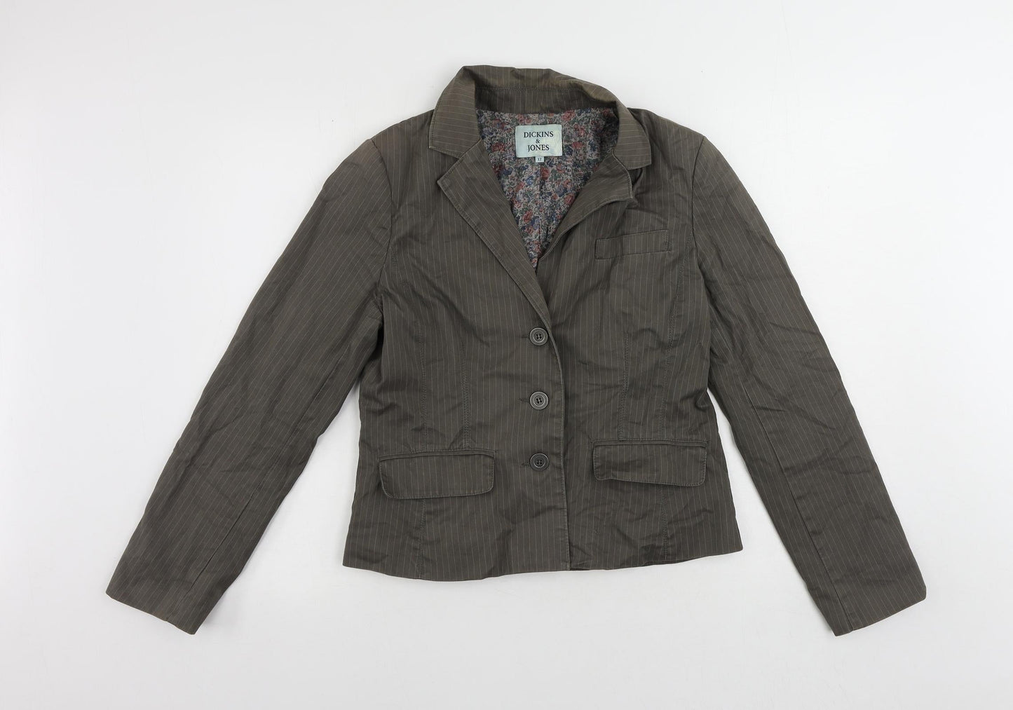 Womens UK Size 12 Dickins & Jones Grey Jacket
