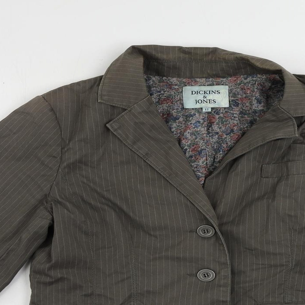 Womens UK Size 12 Dickins & Jones Grey Jacket