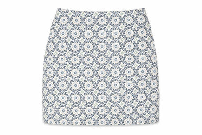 Ann Taylor Womens Multicoloured Floral Cotton A-Line Skirt Size 10 Zip