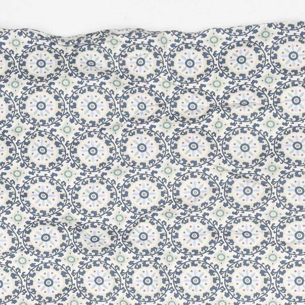 Ann Taylor Womens Multicoloured Floral Cotton A-Line Skirt Size 10 Zip