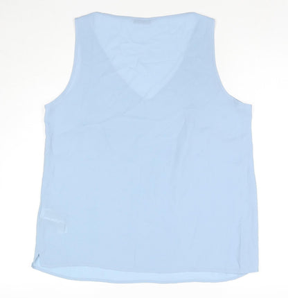 Womens UK Size 14 Marks and Spencer Blue Basic Tank