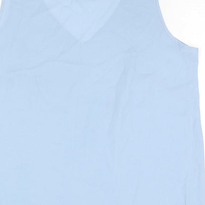 Womens UK Size 14 Marks and Spencer Blue Basic Tank