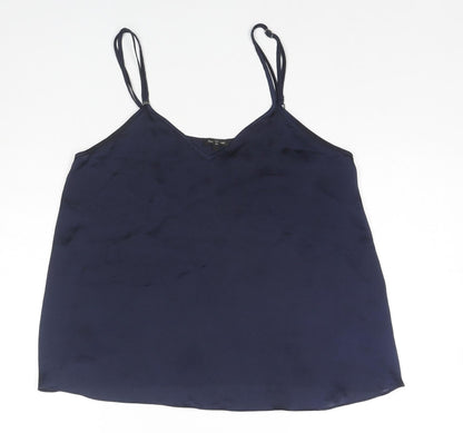 Womens UK Size 10 River Island Blue Camisole Tank