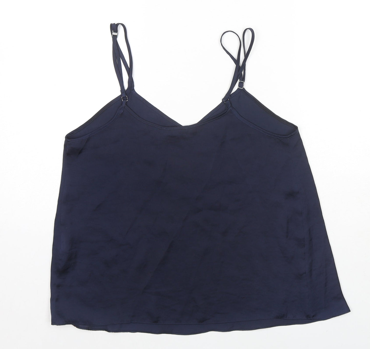 Womens UK Size 10 River Island Blue Camisole Tank