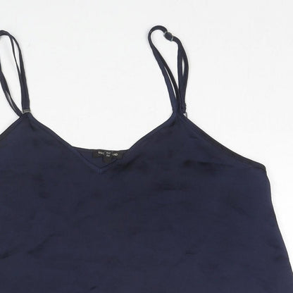 Womens UK Size 10 River Island Blue Camisole Tank