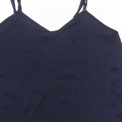 Womens UK Size 10 River Island Blue Camisole Tank