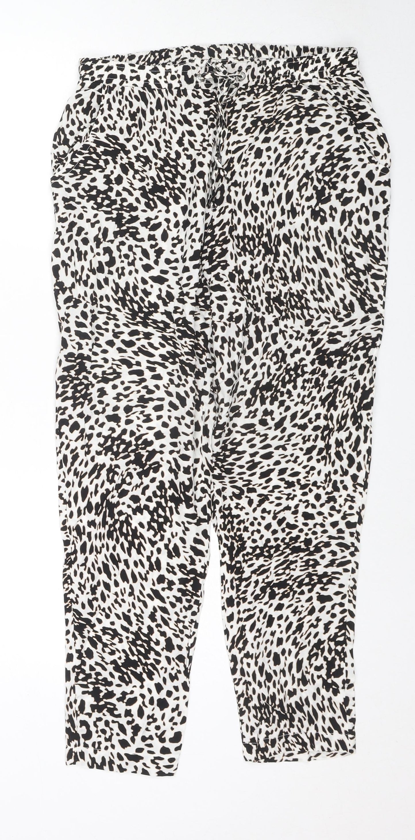 Womens UK Size 10 Dorothy Perkins Regular Fit  Multicoloured Trousers