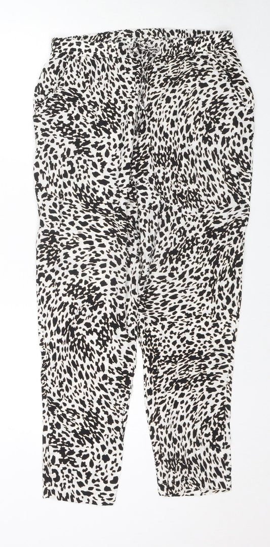 Womens UK Size 10 Dorothy Perkins Regular Fit  Multicoloured Trousers