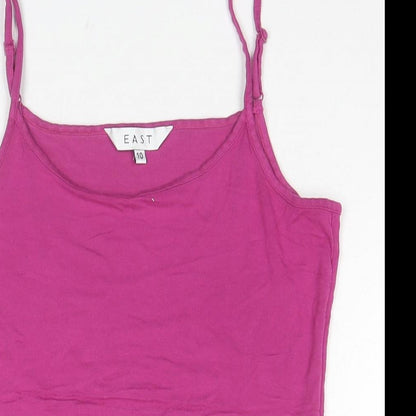 Womens UK Size 10 EAST Pink Camisole Tank