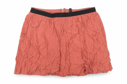 Womens UK Size 10 Topshop Pleated Rayon Skirt