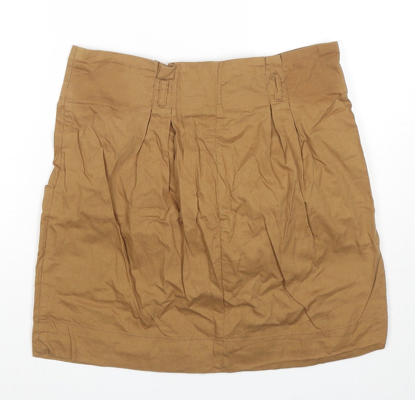 Womens UK Size 12 Topshop A-Line Canvas Skirt