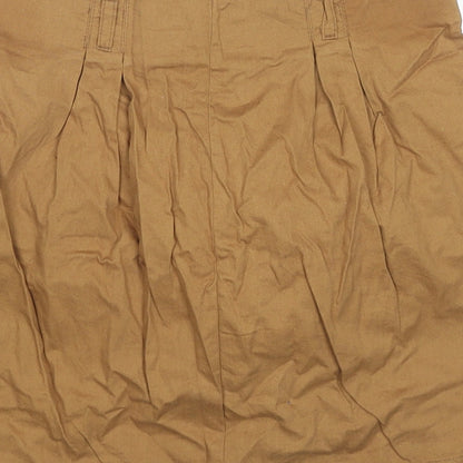 Womens UK Size 12 Topshop A-Line Canvas Skirt