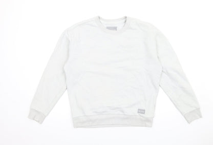 Hollister Womens Grey Cotton Pullover Sweatshirt Size S Pullover